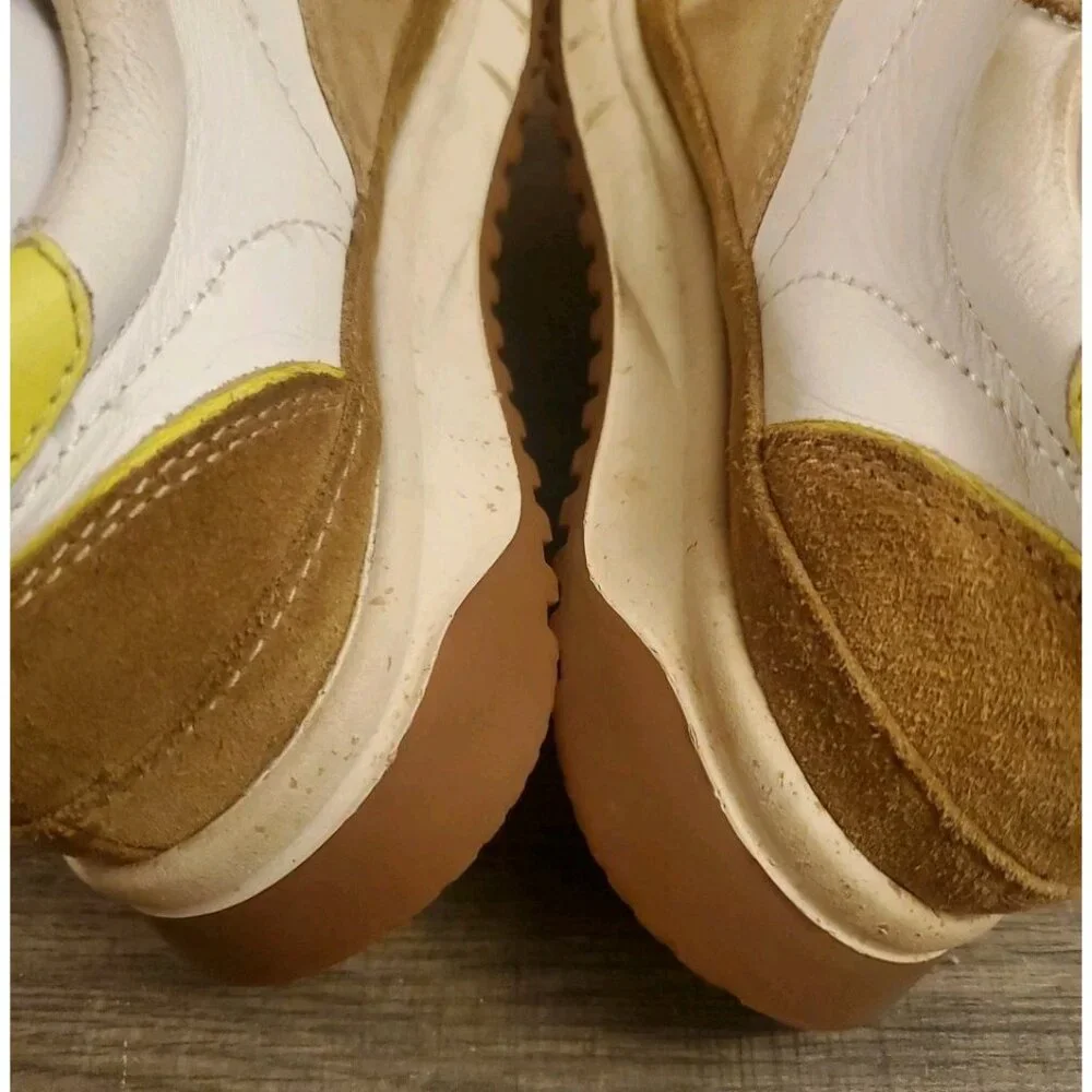 Madewell Kickoff Trainer‎ Sneakers Women’s 6.5 Brown White